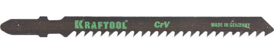 Kraftool t111c, eu-хвост., по дереву, грубый рез, шаг 3 мм, 75 мм, 2 шт, полотна для лобзика (159531-3)