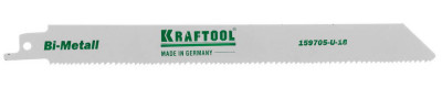 Kraftool s1122vf, по дереву и металлу, bi-met, шаг 1.8-2.5 мм, 180 мм, полотно для сабельной пилы (159705-u-18)