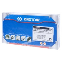 King tony набор вставок (бит) 10 мм, hex, 4-12 мм, 15 предметов