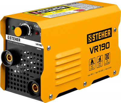 Steher мма, 190 а, сварочный аппарат инверторный, макс. электрод o 4.0 мм (vr-190)