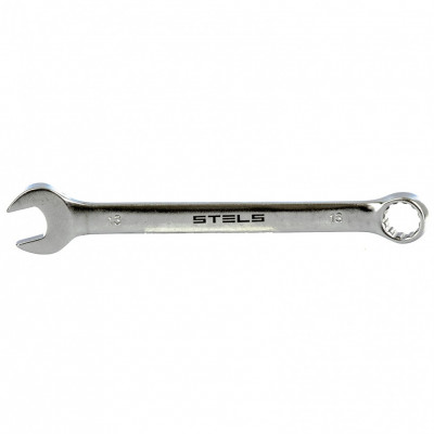 Ключ комбинированный, 13 мм, crv, матовый хром// stels