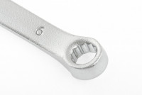 Ключ комбинированный, 6 мм, crv, матовый хром// stels