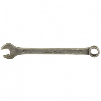 Ключ комбинированый, 9 мм, crv, фосфатированный// сибртех