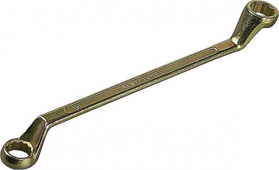 Накидной гаечный ключ изогнутый 8 х 9 мм, stayer