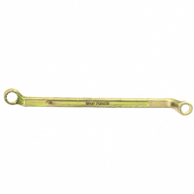 Ключ накидной, 10 х 11 мм, желтый цинк// сибртех