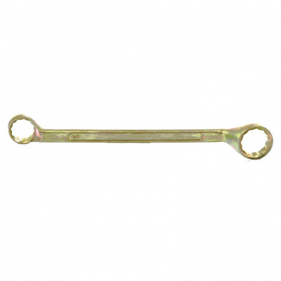 Ключ накидной, 24 х 27 мм, желтый цинк// сибртех