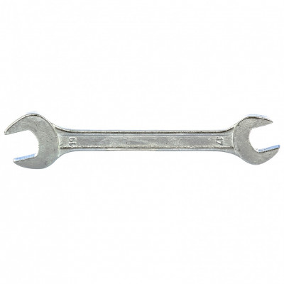 Ключ рожковый, 17 х 19 мм, хромированный// sparta