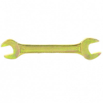 Ключ рожковый, 19 х 22 мм, желтый цинк// сибртех