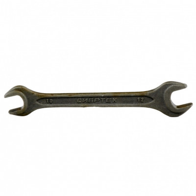 Ключ рожковый,10 х 12 мм, crv, фосфатированный// сибртех