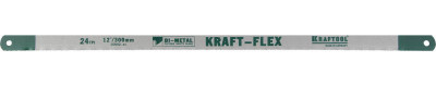 Kraftool alligator-24, 24 tpi, 300 мм, биметаллическое гибкое полотно по металлу (15942-24-s10)