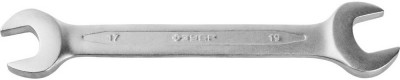 Рожковый гаечный ключ 17 x 19 мм, ЗУБР