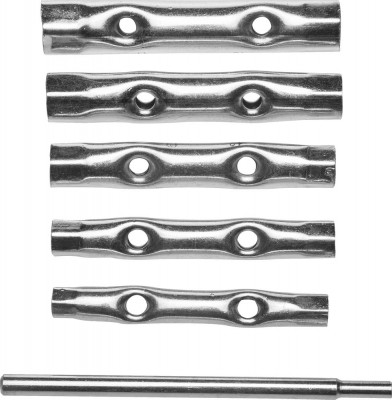 Dexx 6 предметов, 8 - 17 мм, набор трубчатых ключей (27192-h6)