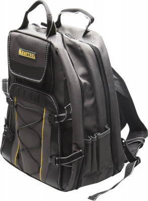 Kraftool 430 х 360 х 230 мм, рюкзак для инструментов с 49 карманами и 2 внутренними отделениями (38745)
