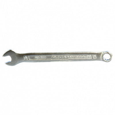 Ключ комбинированный 6 мм, crv, холодный штамп// gross