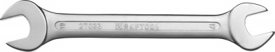Рожковый гаечный ключ 17 х 19 мм, kraftool
