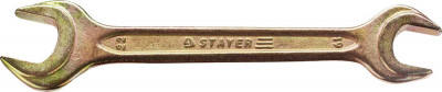 Stayer 19 x 22 мм, рожковый гаечный ключ (27038-19-22)