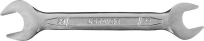 Рожковый гаечный ключ 22 x 24 мм, stayer