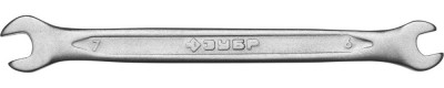 Рожковый гаечный ключ 6 x 7 мм, ЗУБР