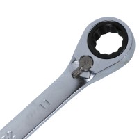 King tony ключ трещоточный комбинированный с флажковым переключением 11 мм