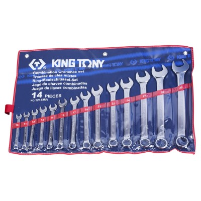 King tony набор комбинированных ключей, 10-32 мм, 14 предметов