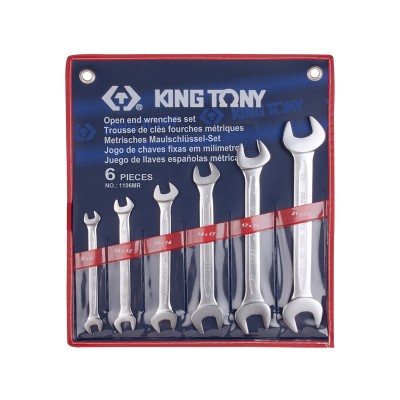 King tony набор рожковых ключей, 8-23 мм, 6 предметов
