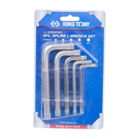 King tony набор г-образных spline, m5-m12, блистер, 5 предметов