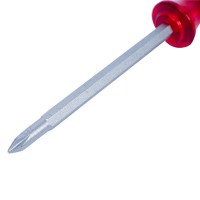 King tony отвертка крестовая phillips №1, 75 мм, силовая, пластиковая ручка
