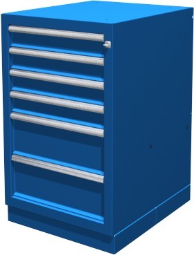 Ferrum тумба верстачная с 6 ящиками, синяя