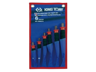 King tony набор выколоток с протектором, чехол из теторона, 6 предметов