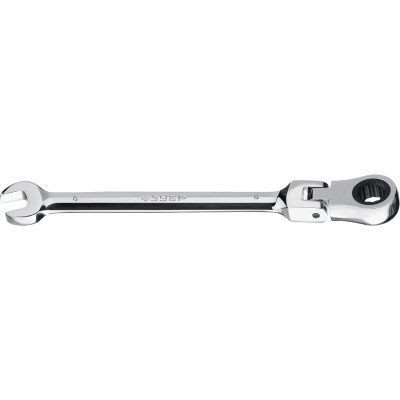 ЗУБР 8 мм, шарнирный трещоточный гаечный ключ, профессионал (27101-08)