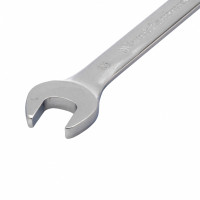 Ключ комбинированный трещоточный, 15 мм, crv, шарнирный, зерк.хром// matrix