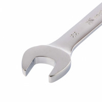 Ключ комбинированный трещоточный, 22 мм, crv, шарнирный, зерк.хром// matrix