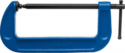 ЗУБР псс-200, 200 мм, чугунная струбцина тип с (g-образная), профессионал (32245-200)