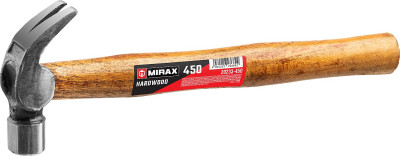 Mirax 450 г, кованый молоток-гвоздодёр (20233-450)