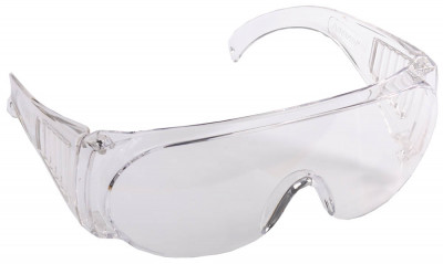 Очки защитные stayer standard монолинза с дополнительной боковой защитой и вентиляцией, открытого типа