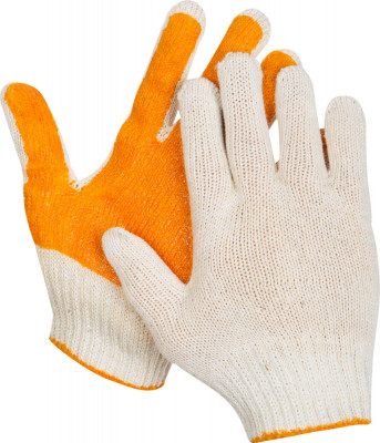 Stayer strong, размер l-xl, перчатки трикотажные для тяжелых работ, с ПВХ покрытием ладони, 11405-xl