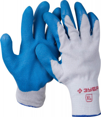 ЗУБР hard, xl(10), маслобензостойкие, износостойкие, перчатки с нитриловым покрытием, профессионал (11270-xl)