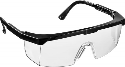 Stayer pro-5, открытого типа, прозрачные, монолинза с дополнительной боковой защитой, защитные очки (2-110451)