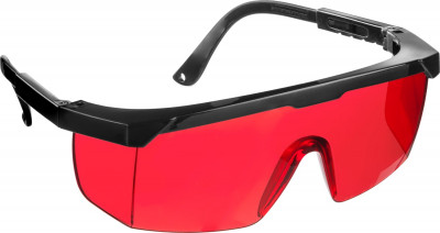 Stayer pro-5, открытого типа, красные, монолинза с доп. боковой защитой, защитные очки (2-110457)