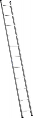 Сибин 11 ступеней, высота 307 см, односекционная, алюминиевая, приставная лестница (38834-11)