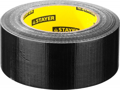 Stayer 48 мм, 45 м, черная, армированная лента, professional (12086-50-50)