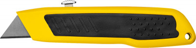 Stayer a24, универсальный металлический нож с трапециевидным лезвием (0921)