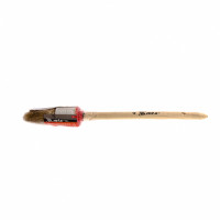 Кисть круглая № 4 (25 мм), натуральная щетина, деревянная ручка// mtx