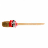 Кисть круглая №10 (40 мм), натуральная щетина, деревянная ручка// mtx