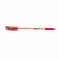 Кисть круглая профи №2 (20 мм), натуральная щетина, деревянная ручка// mtx