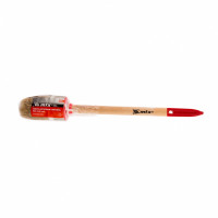 Кисть круглая профи №6 (30 мм), натуральная щетина, деревянная ручка// mtx