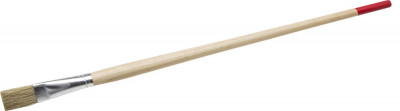 Stayer universal, 15 мм, светлая натуральная щетина, деревянная ручка, все виды лкм, плоская тонкая кисть (0124-14)