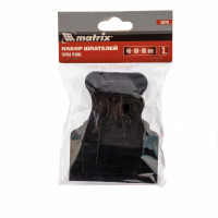 Набор шпателей 40-60-80 мм, черная резина, 3 шт.// matrix