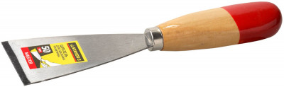 Stayer maxflat, 50 мм, усиленное стальное полотно, деревянная ручка, шпатель для удаления ржавчины (1002-50)