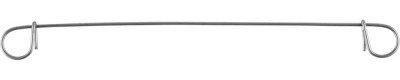 Проволока оцинкованная ЗУБР гальванизиров для вязки арматуры с кольцами, сумм d=38 мм, d=1,2 мм, l=140 мм, 100 шт